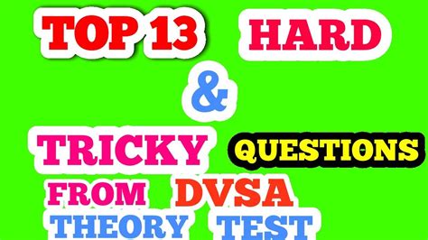 are theory tests hard|50 hardest theory test questions.